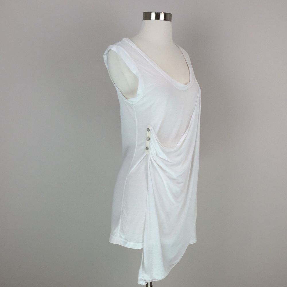 NWT Mur Mur Brand Wrap Drape Asymmetrical Blouse Size S 🌸